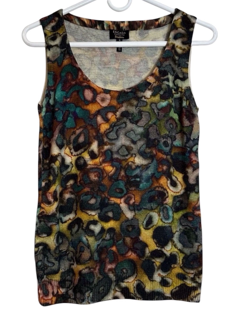 Escada Fantasy Knit Tank Top